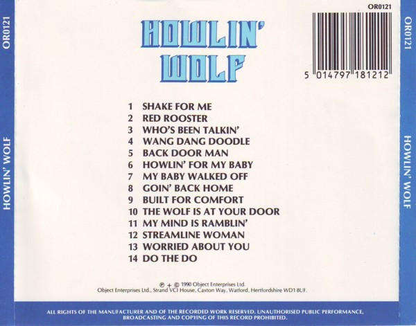 Howlin' Wolf - Blues Collection CD Import