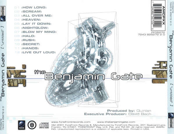 Benjamin Gate - ["Untitled"] CD Import