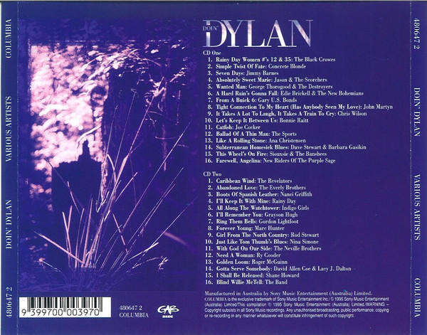 Various - Doin' Dylan Double CD Import