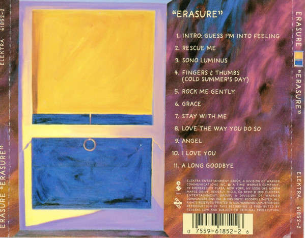 Erasure - Erasure CD Import