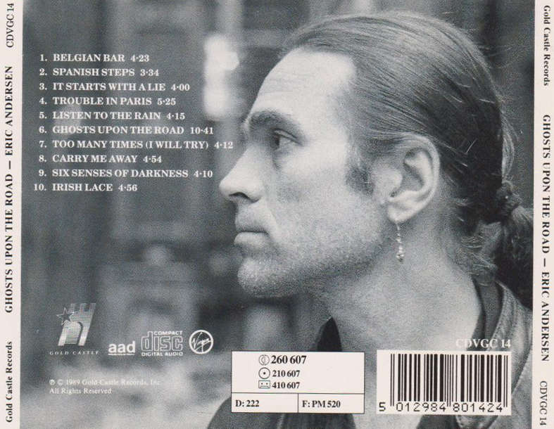 Eric Andersen - Ghosts Upon the Road CD Import
