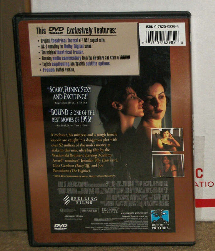 DVD - Bound Movie (Gay Interest)