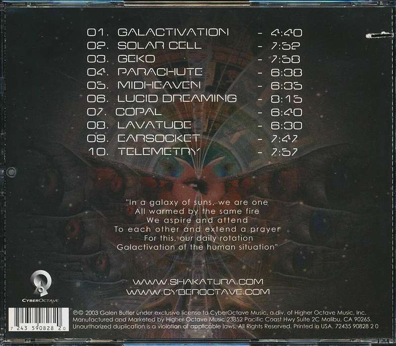 Shakatura - Galactivation CD Import