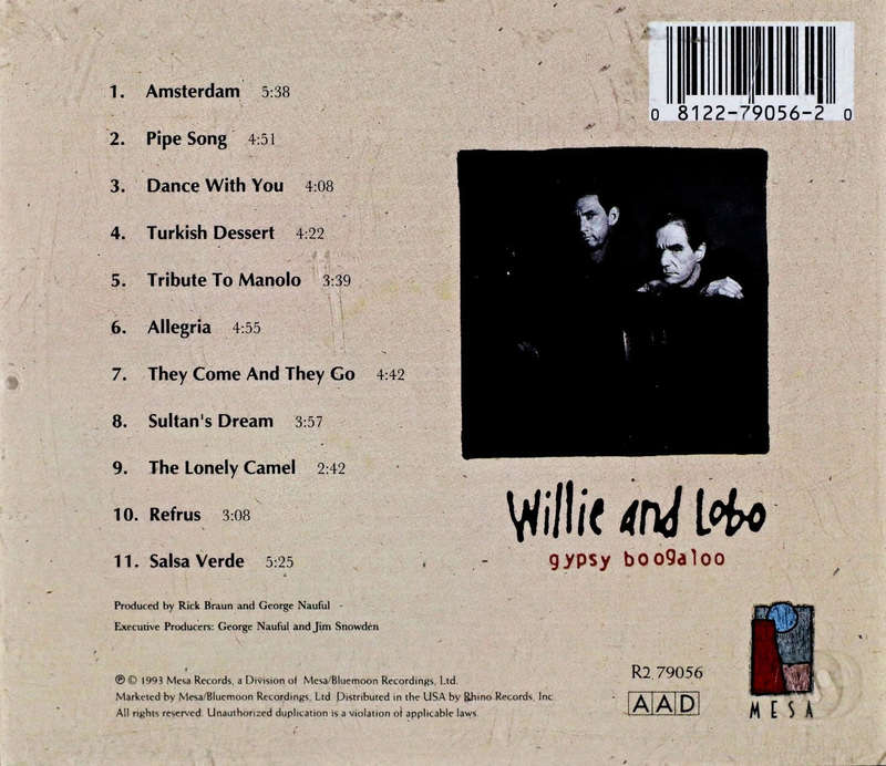 Willie & Lobo - Gypsy Boogaloo CD Import