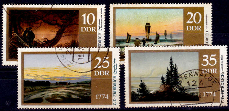 GERMANY DDR 1974, 21 May. PAINTING, set, UH, CV +/-R 50.00 view scans