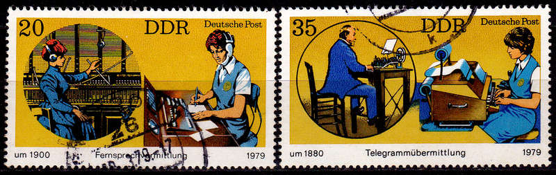 GERMANY DDR 1979, 6 Feb. TELECOMMUNICATION, set, UH, CV +/-R 15.00 view scans