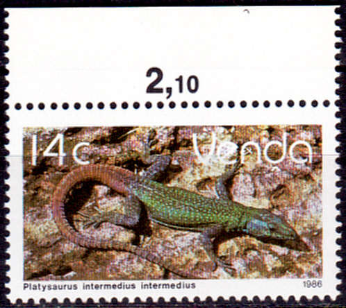 VENDA 1986, 1 April. ADDITIONAL VALUE DEFINITIVE ISSUE, single, MNH, CV R 1.00 view scans