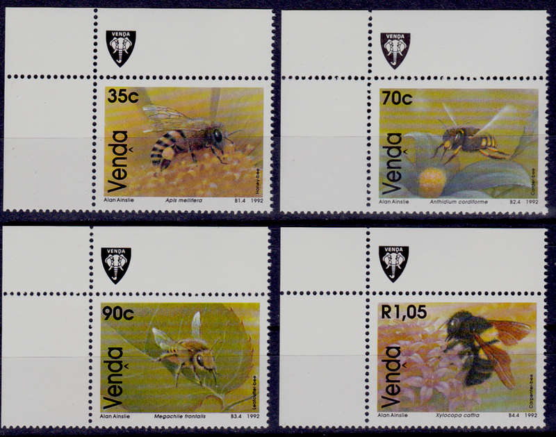 VENDA 1992, 21 May. BEES, set, MNH, CV R 60.00, view scans