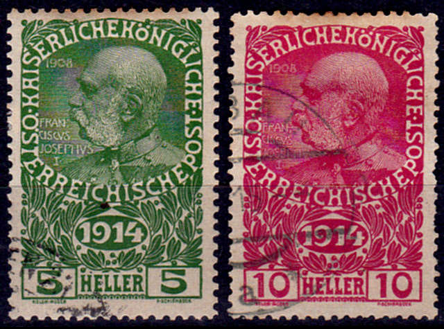 AUSTRIA 1914, 4 Oct. WAR CHARITY STAMPS, set, UH, CV+/- R 10.00 view scans