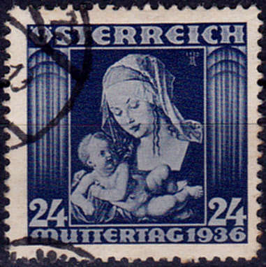 AUSTRIA 1936. MOTHERS DAY, single, UH, CV+/- R 20.00 view scans
