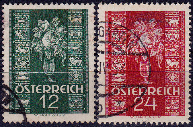 AUSTRIA 1937. GREETING STAMPS, set, UH, CV+/- R 10.00 view scans