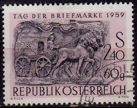 AUSTRIA 1959, 5 Dec. DAY OF THE STAMP, single, UH, CV +/-R 15.00 view scans