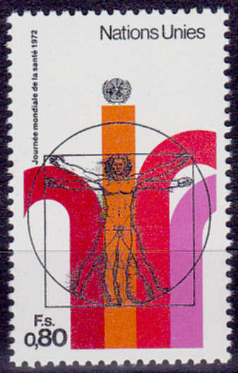 UN GENEVA 1972, 7 April. WORLD HEALTH DAY, single, MNH, CV +/-R 30.00 view scan