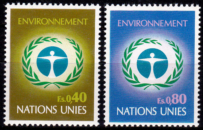 UN GENEVA 1972, 5 June. UN ENVIRONMENTAL CONFERENCE, set, MNH, CV +/-R 40.00 view scan