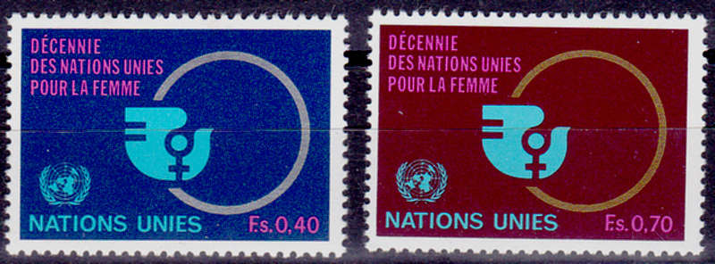 UN GENEVA 1980, 7 March. INTL WOMEN CONFERENCE, set, MNH, CV +/-R 30.00 view scan