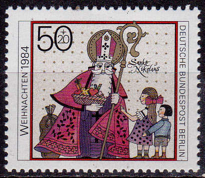 GERMANY BERLIN 1984, 8 Nov. CHRISTMAS STAMP, single, MNH, CV +/-R 20.00 view scans