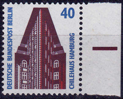 GERMANY BERLIN 1988, 11 Aug. SIGHTSEEINGS, single, MNH, CV +/-R 15.00 view scans