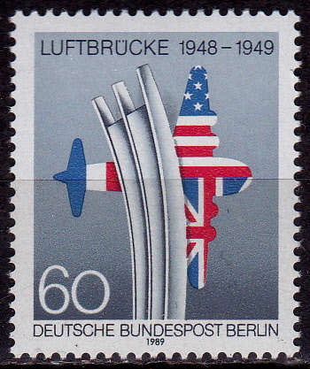 GERMANY BERLIN 1989, 5 May. 40th ANNIV AIR LIFT, single, MNH, CV +/-R 20.00 view scans