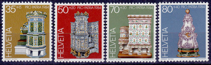SWITZERLAND 1984, 24 May. PRO PATRIA, set, MNH, CV +/-R 70.00 view scans