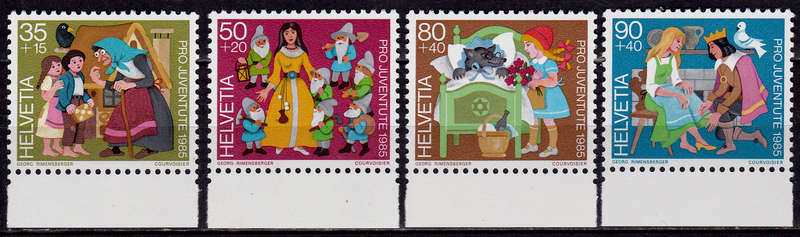 SWITZERLAND 1985, 26 Nov. PRO JUVENTUTE, set, MNH, CV +/-R 75.00 view scans
