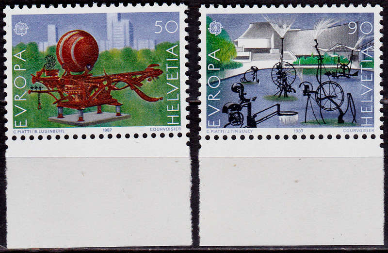 SWITZERLAND 1987, 26 May. EUROPA STAMPS, set, MNH, CV +/-R 40.00 view scans