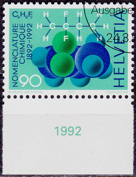 SWITZERLAND 1992, 24 March. 100th ANNIV GENEVA CONFERENCE, single, CTO, CV +/-R ?? view scans