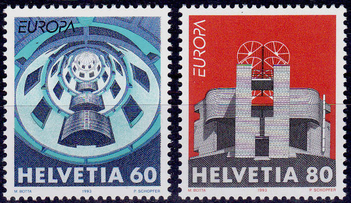 SWITZERLAND 1993, 5 May. EUROPA STAMPS, set, MNH, CV +/-R 35.00 view scans