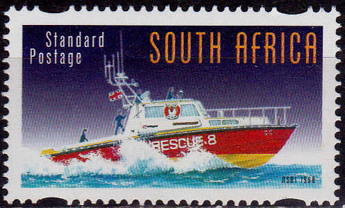 RSA 1998, 11 Feb, NATIONAL SEA RESCUE INSTITUTE, single, MNH, CV R 15.00 view scans