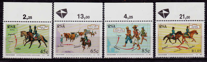 RSA 1993, 8 Oct. NATIONAL STAMP DAY, set, MNH, CV R 23.00 view scans
