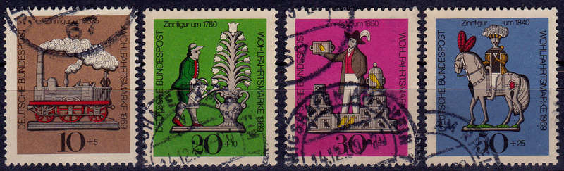 GERMANY 1969, 2 Oct. CHARITY STAMPSY, set, UH, CV +/-R 30.00 view scans