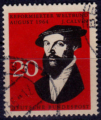 GERMANY 1964, 3 Aug. JOHANNES CALVIN, single, UH, CV +/-R 5.00 view scans