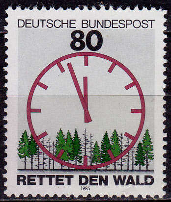 GERMANY 1985, 16 July. PROTECTION OF NATURE, single, MH, CV+/- R 30.00 view scans