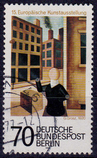 GERMANY BERLIN 1977, 13 July. ART EXHIBITION, single, UH, CV +/-R 20.00 view scans