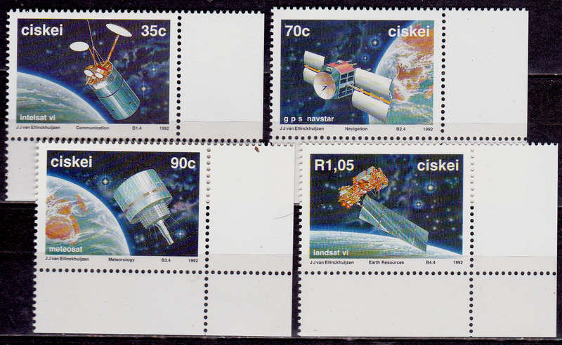 CISKEI 1992, 4 June. INTERNATIONAL SPACE YEAR, set, MNH, CV R 47.00, view scans