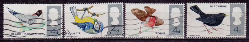 ENGLAND 1966, 8 Aug. BIRDS, set, UH, CV +/-R 20.00 view scans