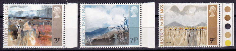 ENGLAND 1971, 16 June. ULSTER 71 FESTIVAL, BELFAST, set, MNH, CV +/-R 25.00 view scans