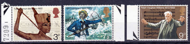 ENGLAND 1972, 26 April. ANNIVERSARIES, set, MNH, CV +/-R 25.00 view scans