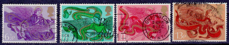 ENGLAND 1975, 26 Nov. CHRISTMAS STAMPS, set, UH, CV +/-R 30.00 view scans