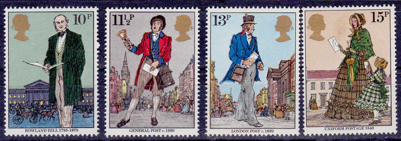 ENGLAND 1979, 22 Aug. 100th ANNIV DEATH SIR R HILL, set, MNH, CV +/-R 20.00 view scans