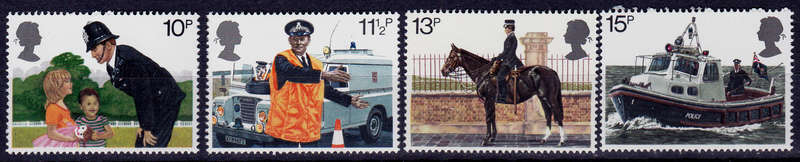 ENGLAND 1979, 26 Sept. 150th ANNIV LONDON METRO POLICE, set, MNH, CV +/-R 40.00 view scans