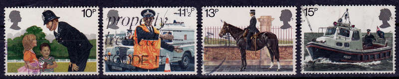 ENGLAND 1979, 26 Sept. 150th ANNIV LONDON METRO POLICE, set, UH, CV +/-R 40.00 view scans