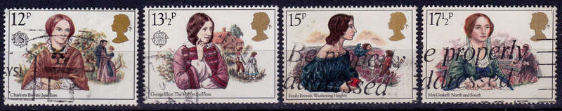 ENGLAND 1980, 9 July. VICTORIAN NOVELISTS, set, UH, CV +/-R 25.00 view scans