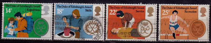 ENGLAND 1981, 21 Aug, 25th ANNIV DUKE of EDINBURGH AWARDS, set, UH, CV R 40.00 view scans