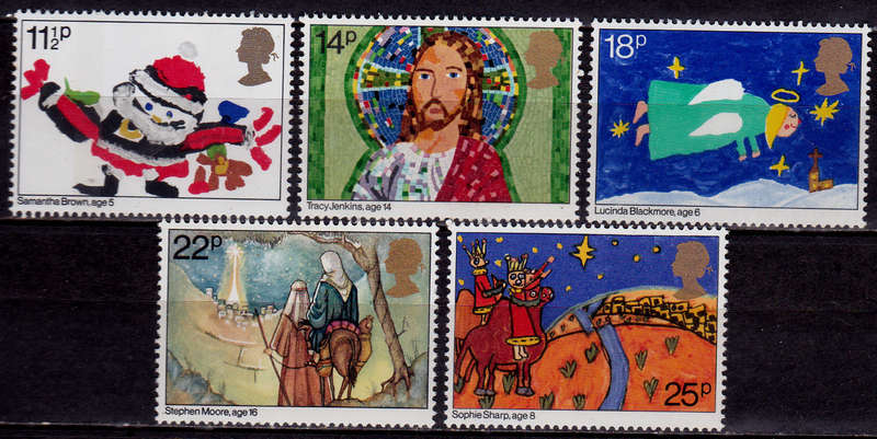 ENGLAND 1981, 18 Nov. CHRISTMAS STAMPS, set, MH, CV +/-R 50.00 view scans
