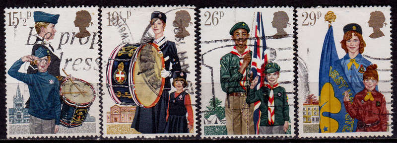 ENGLAND 1982, 24 March. 75th ANNIV of SCOUTING, set, UH, CV +/-R 55.00 view scans