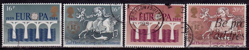 ENGLAND 1984, 15 May. EUROPA STAMPS, set, UH, CV +/-R 65.00 view scans