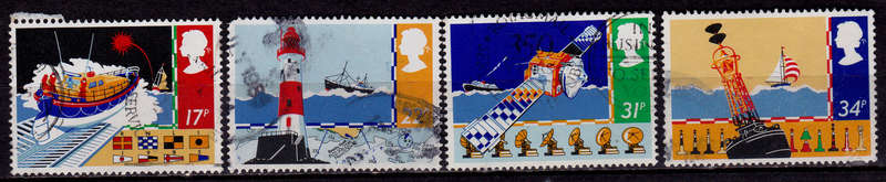 ENGLAND 1985, 18 June. SAFETY AT SEA, set, UH, CV +/-R 55.00, view scan.