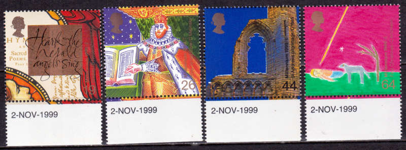 ENGLAND 1999, 2 Nov. CHRISTMAS STAMPS, set, MNH, CV+/- R 65.00 view scans