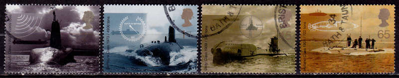 ENGLAND 2001, 10 April. SUBMARINES, set, UH, CV+/- R 120.00 view scans