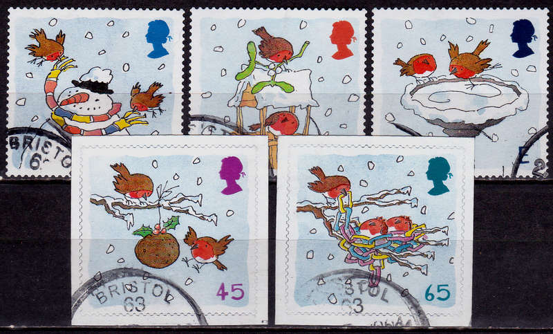 ENGLAND 2001, 6 Nov. CHRISTMAS STAMPS, set, UH, CV+/- R 140.00 view scans